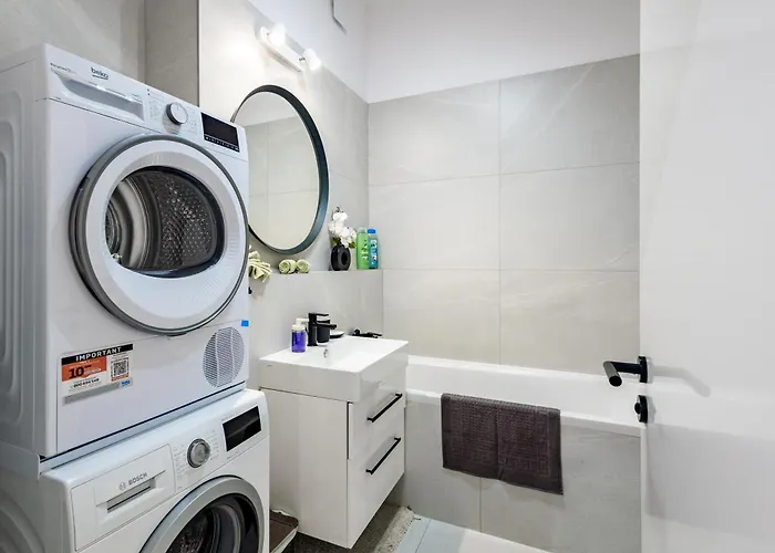 아파트 Adm Central Modern Place - Wifi, Ac, Tv 브라티슬라바